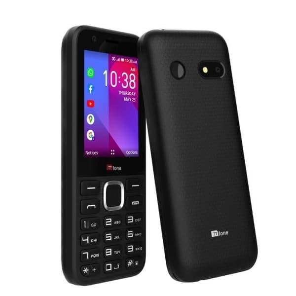 TTfone TT240 Enkel Whatsapp-mobiltelefon 3G KaiOS med Google Voice Assistant