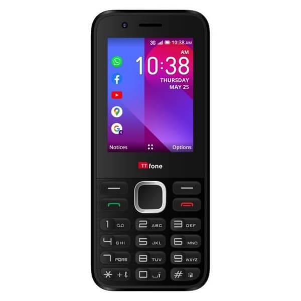 TTfone TT240 Enkel Whatsapp-mobiltelefon 3G KaiOS med Google Voice Assistant