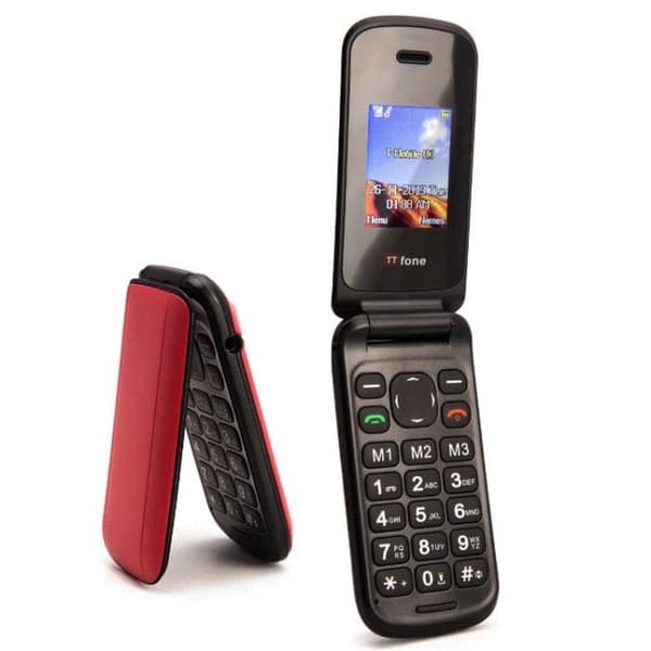 TTsims TT140 - KVM SWITCH - Olåst Mobiltelefon Röd