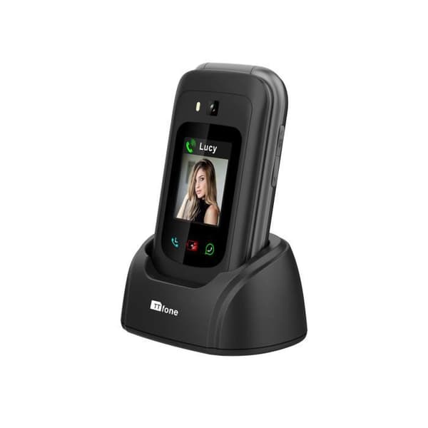 TTfone TT970 Whatsapp 4G pekskärm Senior Big Button Flip Mobiltelefon-Nödhjälpsknapp-Lätt och enkel att använda