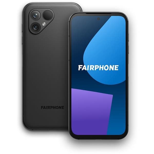 Fairphone 5 Smartphone 6,46" 5G Dual SIM 128 GB mattsvart