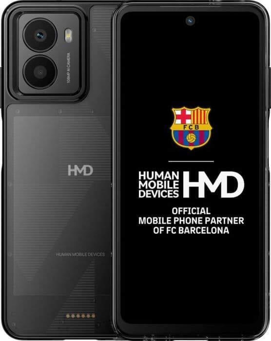 Senior smartphone - Nokia senior mobiltelefon - 101SQ503H038 - Smartphone HMD Fusion 8 GB + 256 GB DS Svart