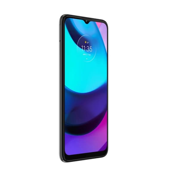 Motorola Moto E20Bekymmersfritt roligt Väck ditt favoritinnehåll till liv Upptäck moto e20. En 6,5" Max Vision HD+-skärm som