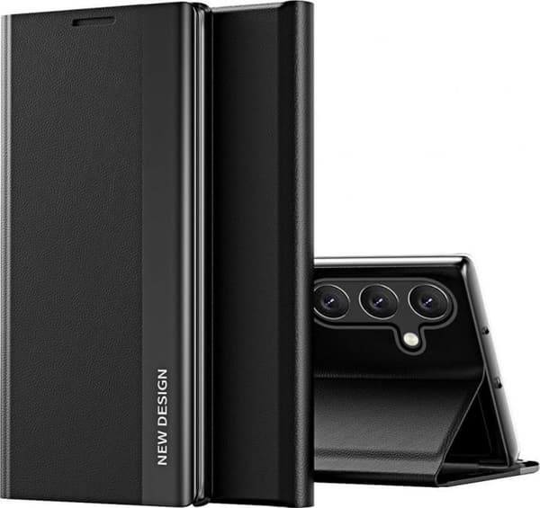 Smartphone Hurtel Coque Sleep Case Pro för Samsung Galaxy A24 4G med vikbar ställning svart