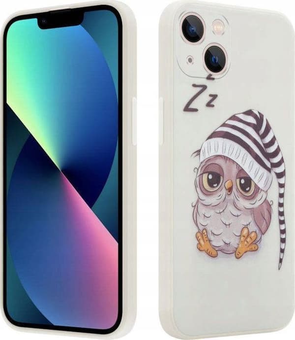 Smartphone Maxximus MX OWL SLEEPY IPHONE X/XS BEIGE / BEIGE