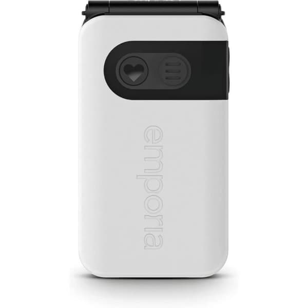 Emporia SIMPLICITYglam.4G Mobiltelefon 4G för äldre, Vit Italien
