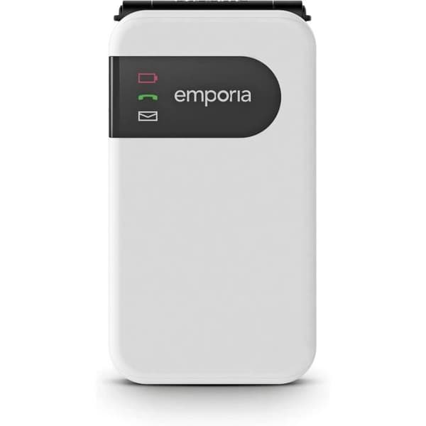 Emporia SIMPLICITYglam.4G Mobiltelefon 4G för äldre, Vit Italien