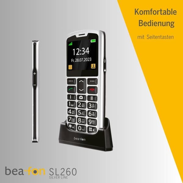 Senior smartphone - Beafon senior mobiltelefon - SL260LTEEU001SB
