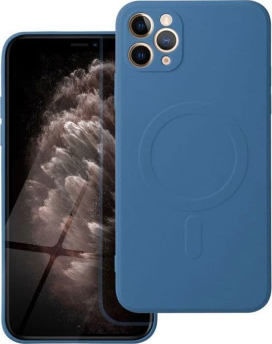 Smartphone Oem SILICONE MAG COVER kompatibel med MagSafe för IPHONE 11 Pro blå