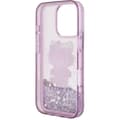 Miniatyrbild 4 av 6: Hello Kitty Flytande Glitter 50-årsjubileum Party Fodral för iPhone 16 Pro 6,3" Lila - HKHCP16LL50PPU