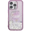 Miniatyrbild 2 av 6: Hello Kitty Flytande Glitter 50-årsjubileum Party Fodral för iPhone 16 Pro 6,3" Lila - HKHCP16LL50PPU