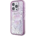 Miniatyrbild 1 av 6: Hello Kitty Flytande Glitter 50-årsjubileum Party Fodral för iPhone 16 Pro 6,3" Lila - HKHCP16LL50PPU