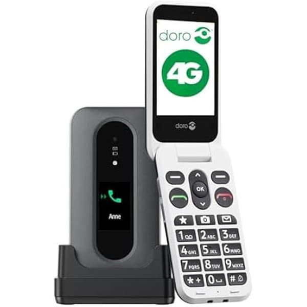 Mobiltelefon - DORO - Leva L30 - Extern Skärm - HD Ljud - 2MP Kamera