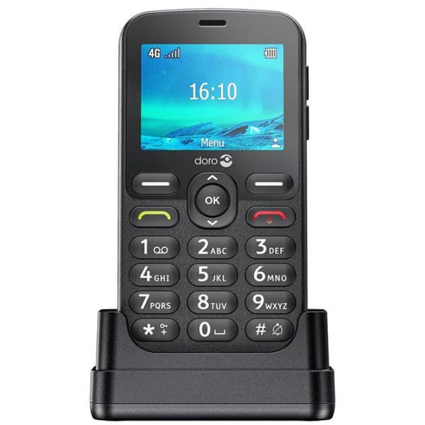Mobiltelefon block senior Doro 2800 2,8 Micro SIM Svart Svart