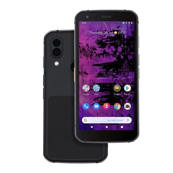 CATERPILLAR S62 Pro 4G Smartphone - 128 GB - Svart - 5,7" Full HD-skärm - 6 GB RAM - Android 10