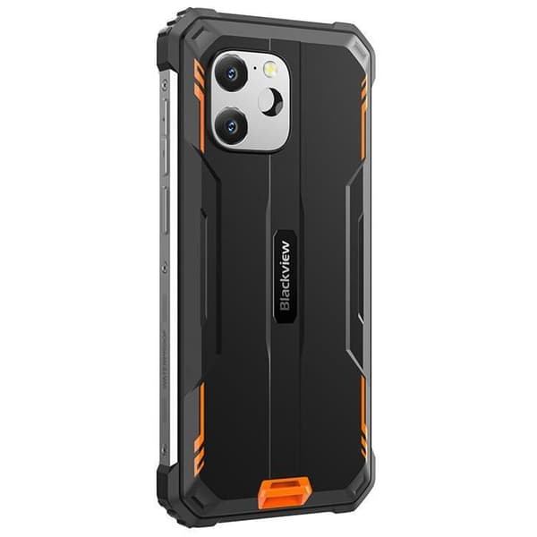 Blackview BV8900 Unbreakable Mobiltelefon Android 13 6,5" 16GB+256GB 64MP Värmekamera FLIR Uppgraderad 10380mAh IP68 Orange