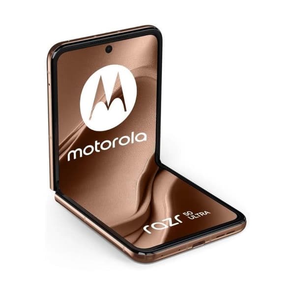 Motorola Razr 50 Ultra 5G 12 GB/512 GB Brun (Mocha Mousse) Dubbel SIM