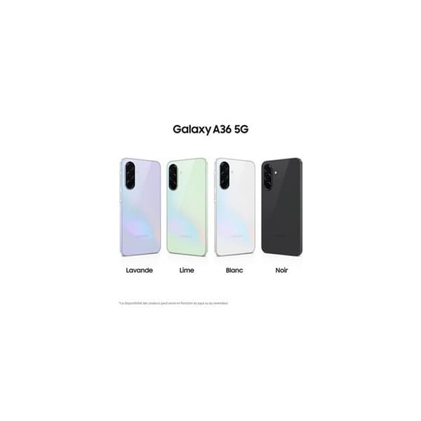 SAMSUNG Galaxy A36 5G Smartphone 128 Go Lavendel