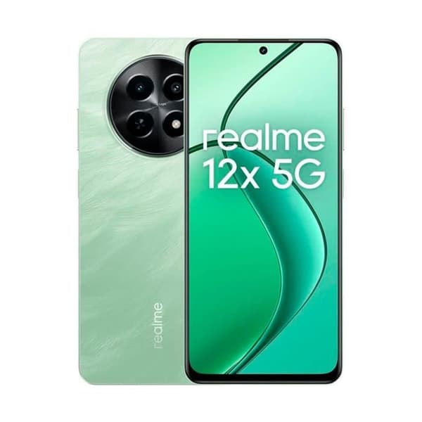 Realme 12x 5G 6 Go/128 Go Grön (Feather Green) Dubbel SIM
