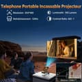 Miniatyrbild 2 av 6: OUKITEL WP100 Titan Oförstörbar 5G Telefon Med Projektor 100-lumen, 33000mAh 48Go+512Go 6.8" 120Hz 200MP Robust Smartphone NFC
