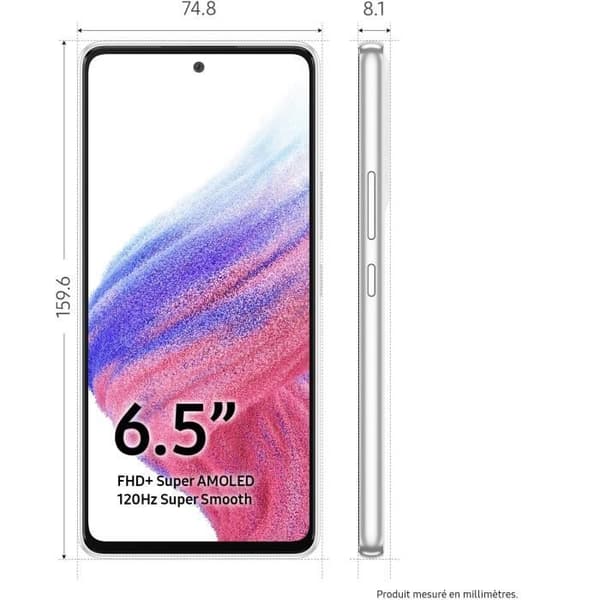 SAMSUNG Galaxy A53 128GB 5G Vit
