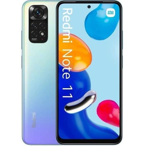 XIAOMI Redmi Note 11 128GB 4G Azur Celeste - Renoverad - Utmärkt skick- REFURBISHED