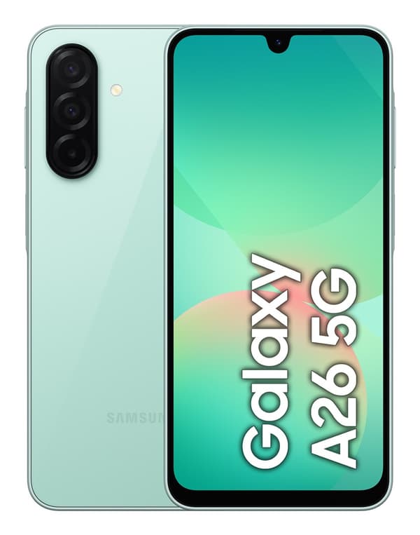 Samsung Galaxy A26 17 cm (6,7 tum) Hybrid Dubbelt SIM Android 15 5G USB Typ-C 6 GB 128 GB 5000 mAh Mintfärgad Mintfärgad