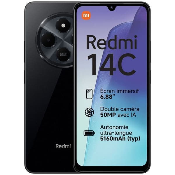 XIAOMI REDMI 14C SVART 8/256