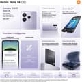 Miniatyrbild 5 av 6: XIAOMI - Redmi Note 14 5G - 8 Go + 256 Go - Lavendel Lila