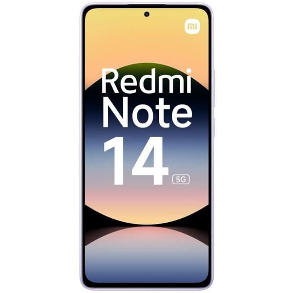 XIAOMI - Redmi Note 14 5G - 8 Go + 256 Go - Lavendel Lila