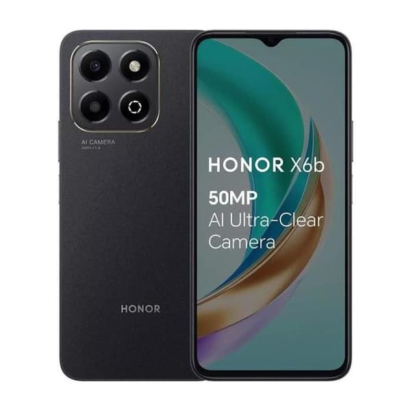 Honor X6B 4 + 128 GB DS 4G midnatt svart OEM Svart