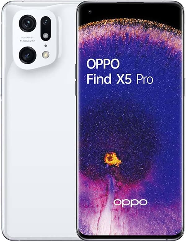 Oppo Find X5 Pro 5G 256GB Ceramic White CH2305CE Valkoinen
