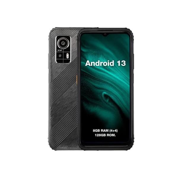 Agm H6 Lite 4g Grå / Robust / 4+128gb / 6,56' 90hz Hd+ Svart, Grå