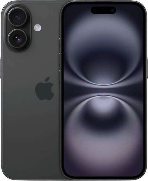 Apple iPhone 16 128 GB Svart - Europeisk version - Heltny -Upplåst - oaktiverad Svart