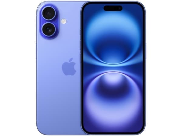 Apple iPhone 16 128 GB Ultramarine - Europeisk version - Heltny -Upplåst - oaktiverad Blå