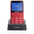 Miniatyrbild 1 av 2: Panasonic KX-TU155 Senior SIM-mobiltelefon, 2,4" skärm, 32 GB minne, nödknapp, laddstation, svart