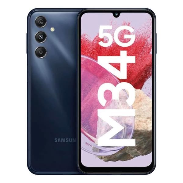 Samsung Galaxy M34 5G 6GB/128GB Midnight Blue Dual Sim M346 Blå