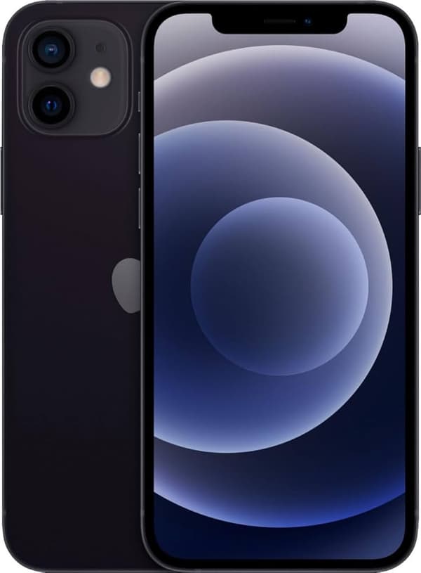 APPLE iPhone 12 64GB Zwart MGJ53F/A Svart