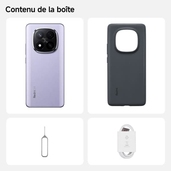 XIAOMI - Redmi Note 14 Pro+ 5G - 12 GB + 512 GB - Lavendel Lila