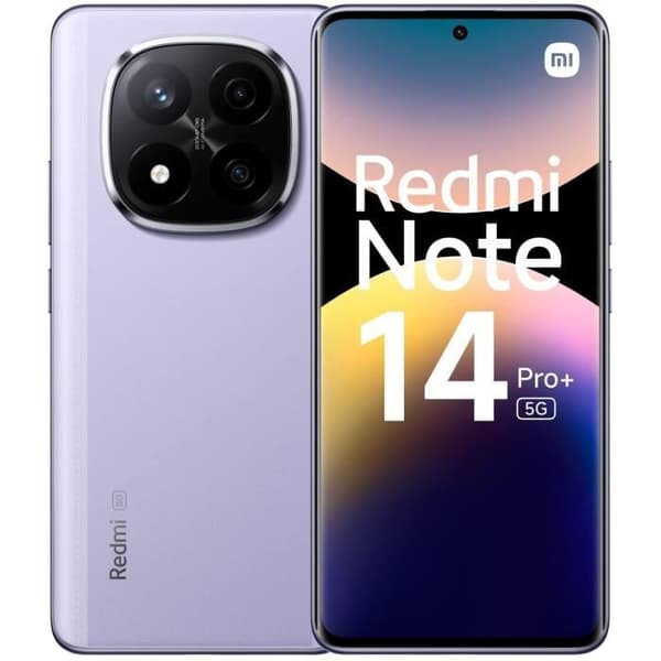 XIAOMI - Redmi Note 14 Pro+ 5G - 12 GB + 512 GB - Lavendel Lila lavendel, Lila