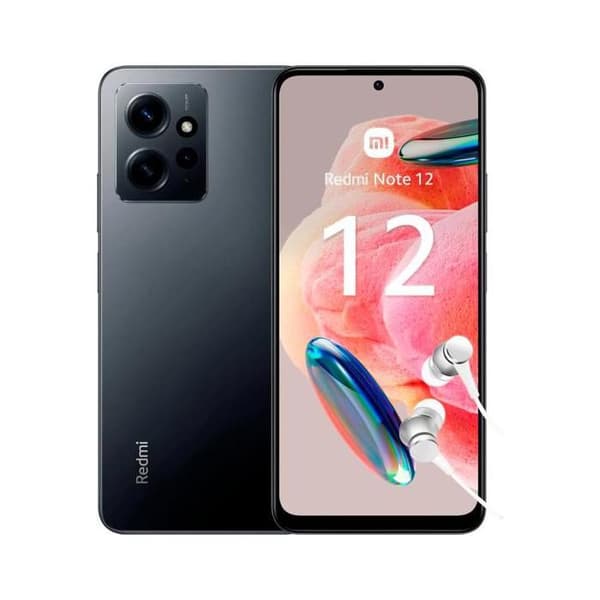 Xiaomi Redmi Note 12 4G 4 GB-128 GB Grå (Grå Onyx) Dubbel SIM Blå
