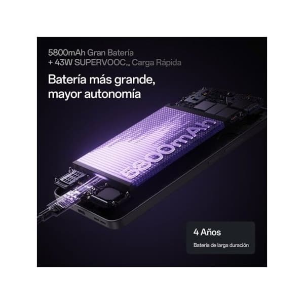 Smartphone Oppo Reno 13 F 6,67 5G Dubbel nano SIM 256 Go Lila fjäril