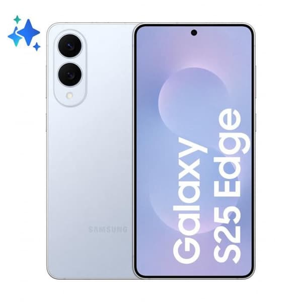 Samsung Galaxy S25 Edge Smartphone 6.7" 200MP 512GB 5G Titan Icyblue Blå