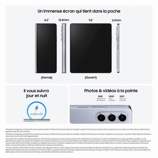 SAMSUNG Galaxy Z Fold5 256GB kräm
