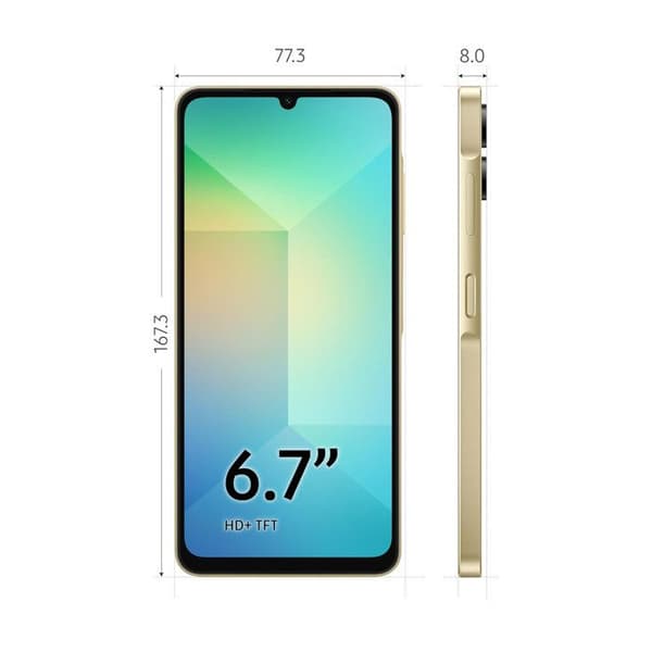 Samsung Galaxy A06 4Go+64Go Guld