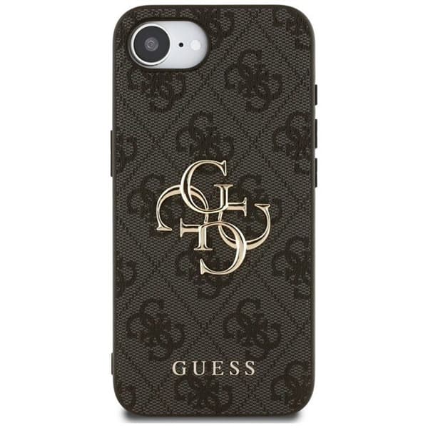 Coque Guess 4G Big Logo för iPhone 16e (svart)