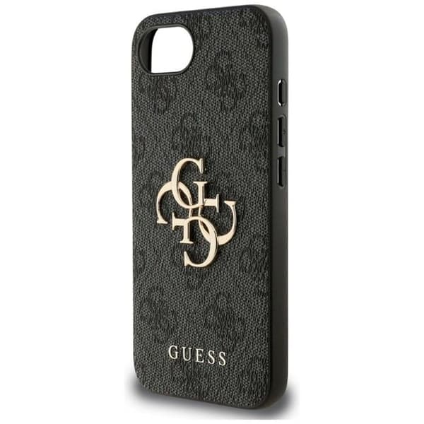 Coque Guess 4G Big Logo för iPhone 16e (svart)