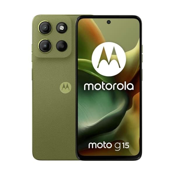 Motorola Moto G15 4G 4 GB/128 GB Grön (Iguana Green) Dubbel SIM
