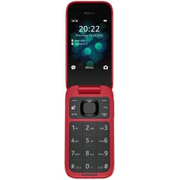 Mobiltelefon - Nokia 2660 - 2,8 tums skärm - 1450 mAh batteri - 0,3 ml kamera - Svart