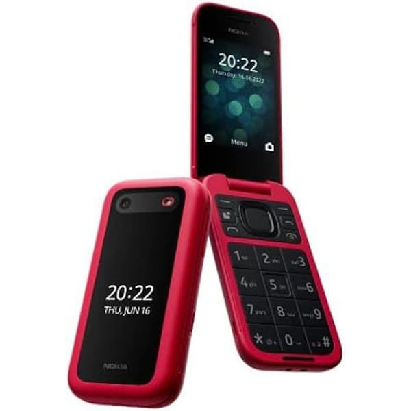 Mobiltelefon - Nokia 2660 - 2,8 tums skärm - 1450 mAh batteri - 0,3 ml kamera - Svart